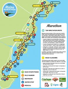 Marathon Map-spectators and road closures