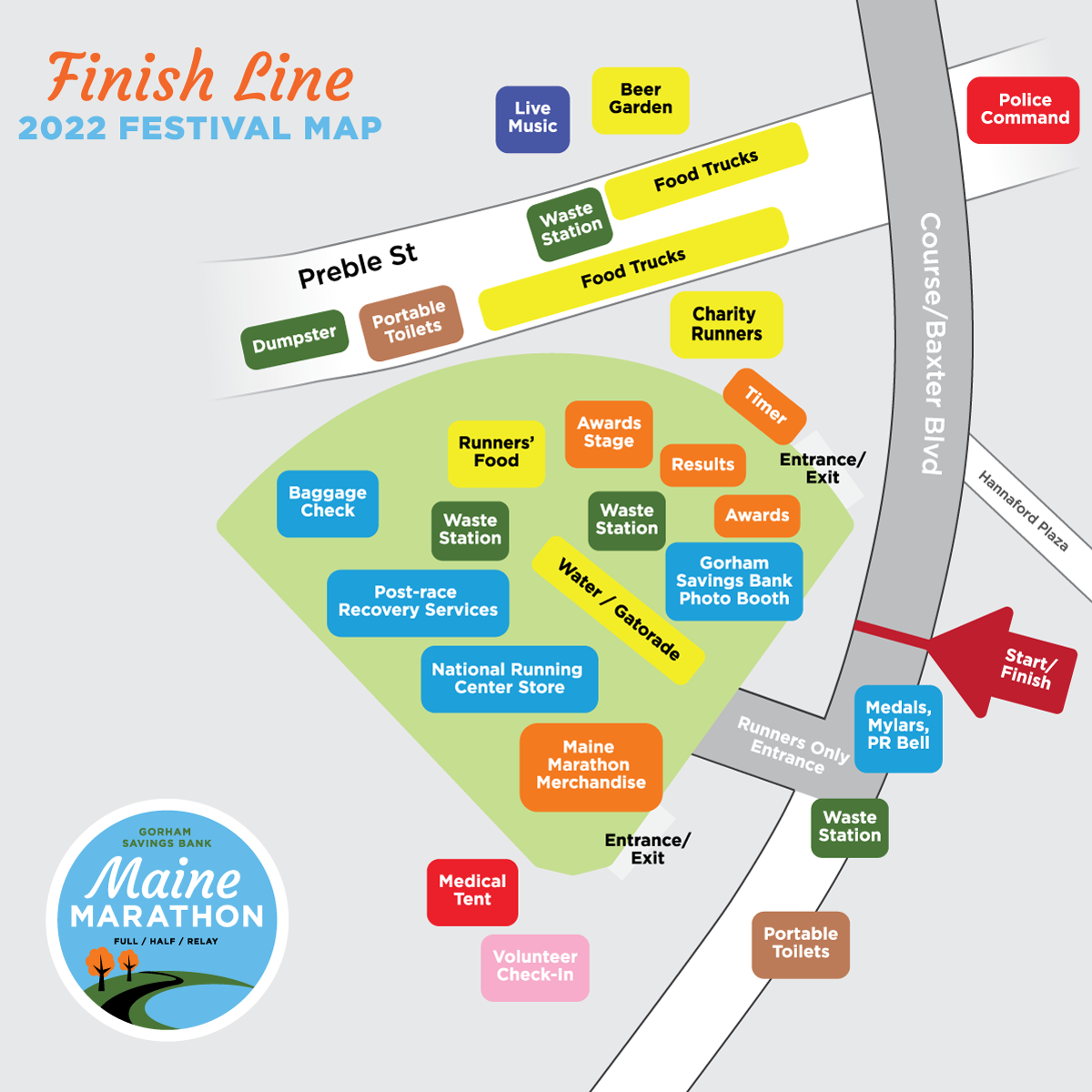 Finish line festival map 2022