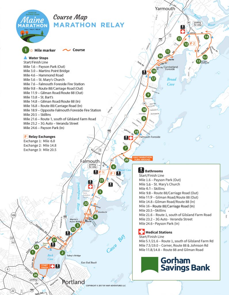 Marathon Relay | Maine Marathon | Run with Friends