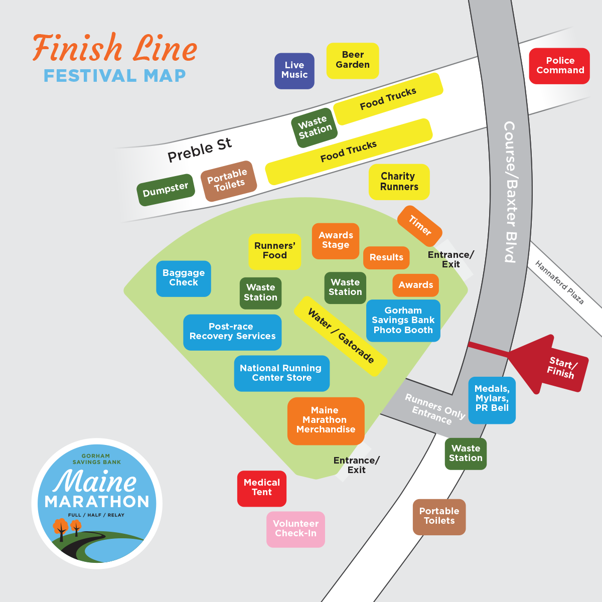 Finish Line Map