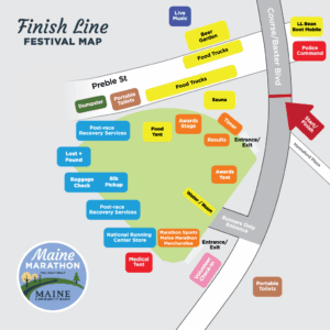 Finish Line Festival Map 2025