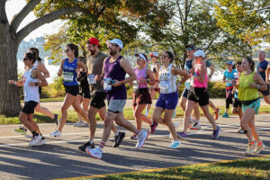 Runners on the back cove